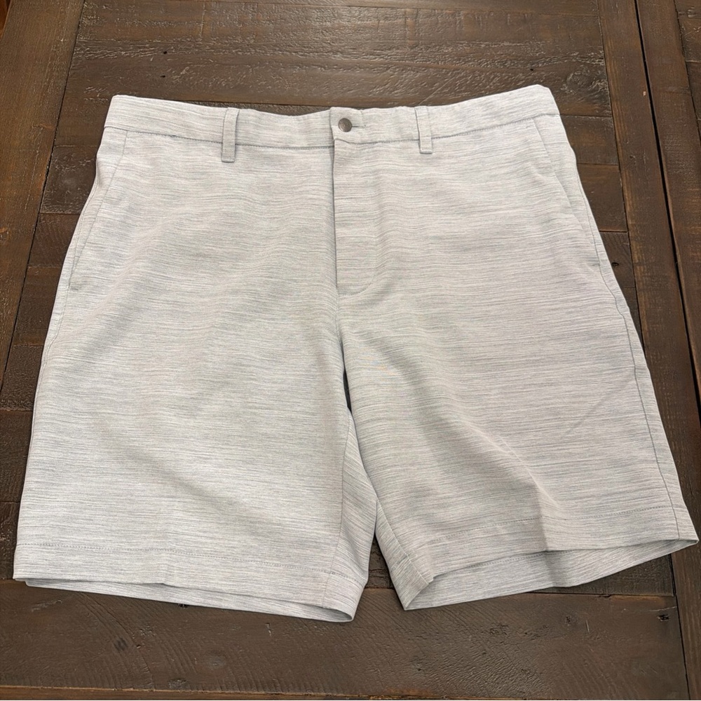 CALLAWAY Mens 38 Light Gray Performance Golf Beach Resort Business Casual Shorts